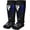 Blue, variant on RDX IMMAF Approved Shin Guards, Competition Level Neoprene Shin Pads for Sparring and Grappling, MMA Muay Thai Kickboxing Training, Professional Shin Insteps Protection, Men Women