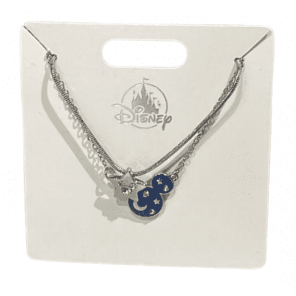 Disney Parks Mickey Mouse Sorcerer Fantasia Necklace New With Tag