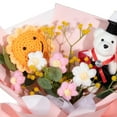 thumbnail image 4 of Ramo de flores de ganchillo Strade Fareast Limited Ramo de ganchillo Flores artificiales 35 cm x 30 cm, 4 of 5