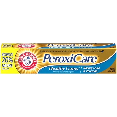 Arm & Hammer® PeroxiCare™ Healthy Gums Baking Soda & Peroxide Toothpaste 7.2 oz. Box