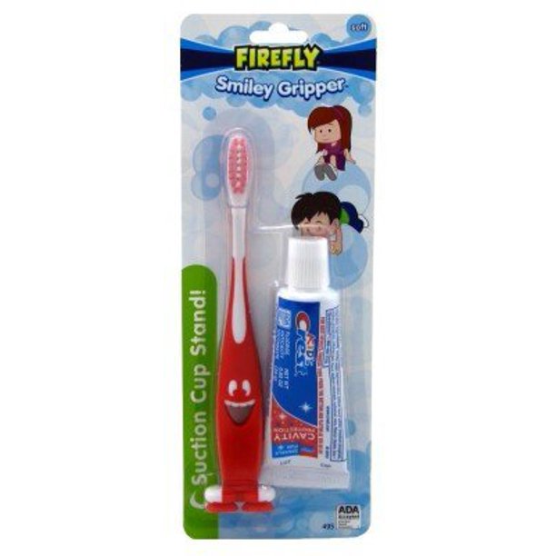 Dr. Fresh Dr. Fresh Smiley Gripper Toothbrush with Kid's Crest