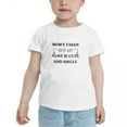 thumbnail image 2 of Mom's Taken But My Aunt Is And Single Funny Toddler T Shirts for Boys Girls (White, Youth L), 2 of 5