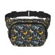 thumbnail image 1 of Fotbe Flowers Butterfly Cangurera Cuadrada con Estampado de Doble Capa, Bolsa de Cintura Ajustable Mini para Hombres y Mujeres, 1 of 9