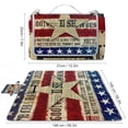 thumbnail image 2 of Awypu Stars and Stripes Square Picnic Mat Foldable for Camping, Park, Beach, Grass, Outdoor 58.3x58.3in, 2 of 6