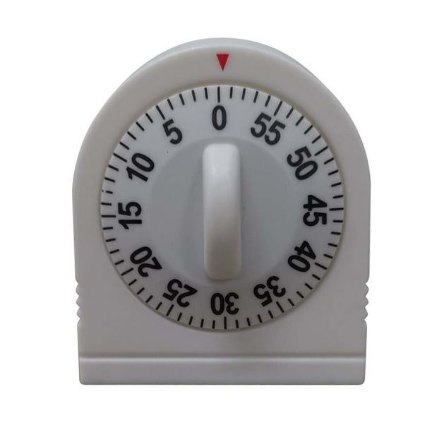 Mainstays Brand White Timer with Large Mechanical Display
