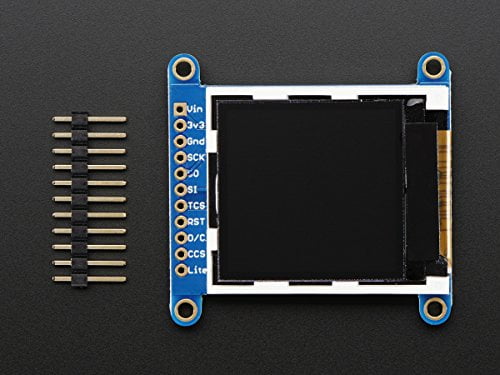 1.8 18-bit color tft lcd display with microsd card breakout in stock