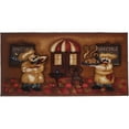 thumbnail image 3 of Kashi Home Kitchen Rug, Printed Area Rug, Durable Floor, Door Mat, Farmhouse Non-Slip Carpet Latex Backing Beautiful Design Chef 2pc Set (18X30 Rectangle & 20X40), 3 of 5