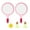 Pink, variant on Kid Tennis Racket Set Children Badminton Racquet with Tennis and 2 Shuttlecocks