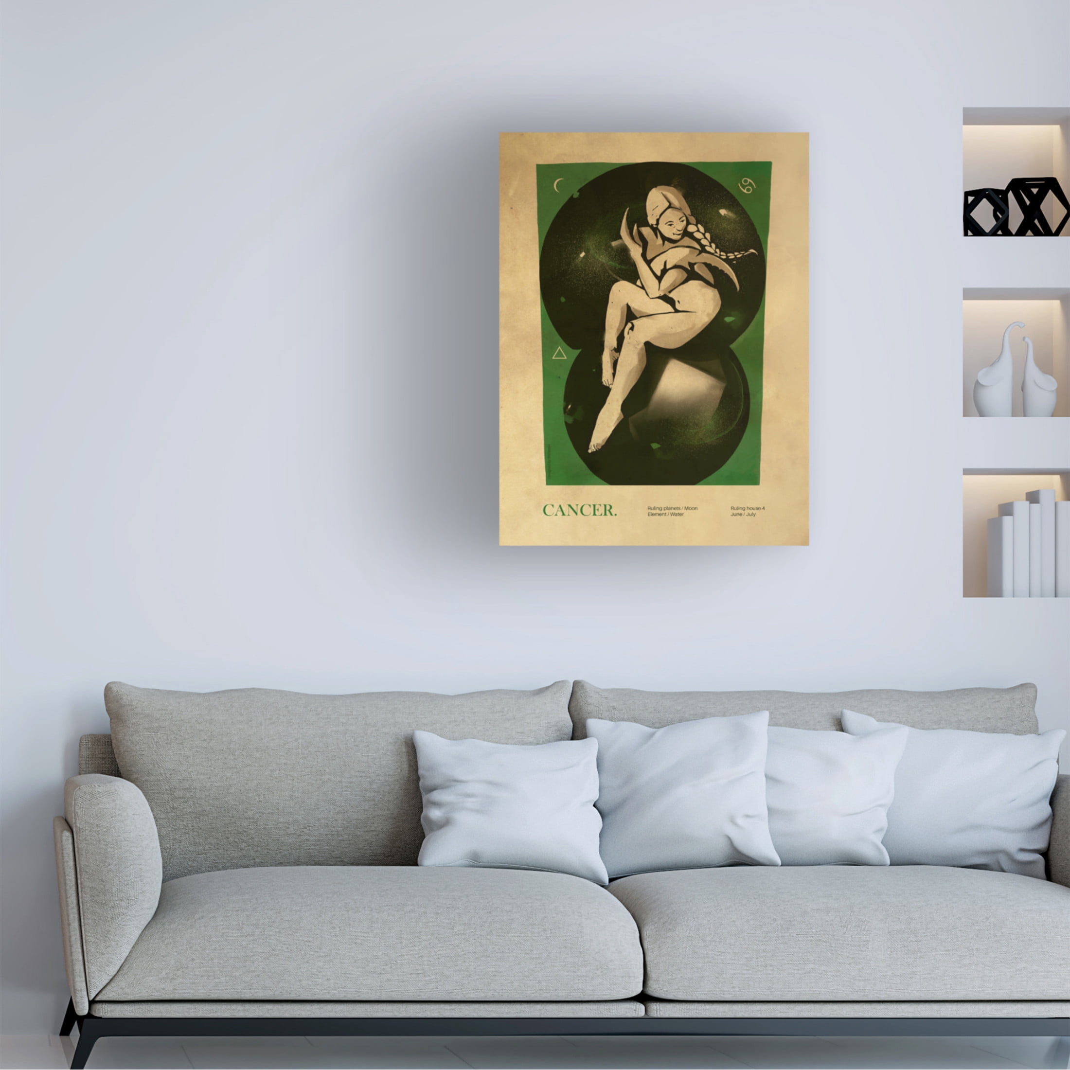 Trademark Fine Art Dionisis Gemos Cancer print Canvas Wall Art