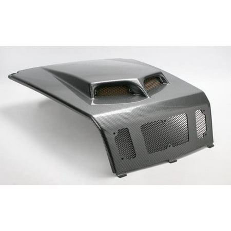 - Maier Mfg 19469-31 Custom Hood Scoop - Carbon Fiber White