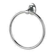 Mainstays Oval Style Steel Towel Holder Ring, Chrome Finish