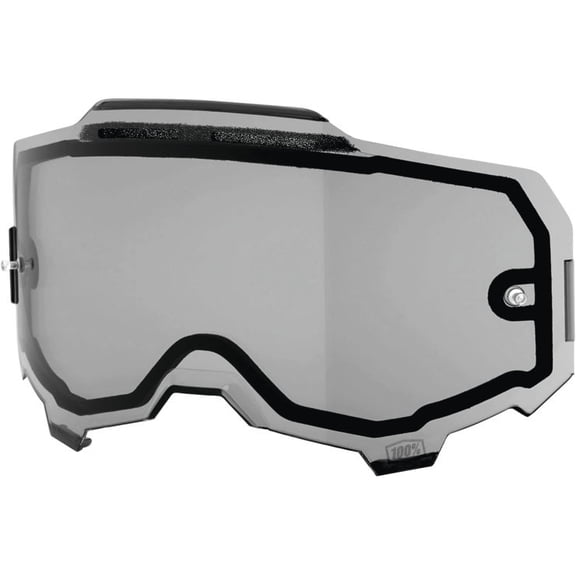 100% Replacement Lens for Armega Goggles - Dual Pane Vented Smoke