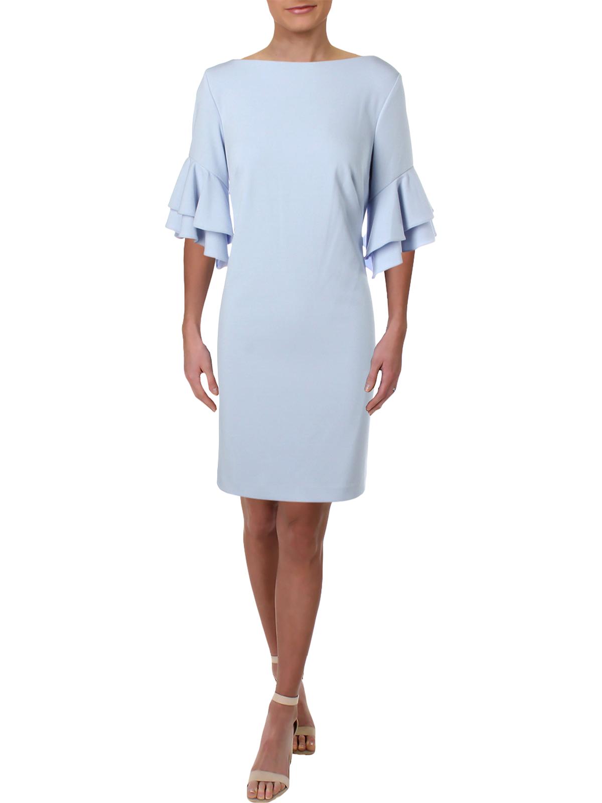ralph lauren ruffle sleeve shift dress