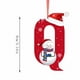 thumbnail image 2 of Adornos navideños, adornos navideños, regalos navideños, árbol de Navidad acrílico 2D, colgante de 26 letras, regalo decorativo, colgantes para fiestas navideñas familiares, objetos colgantes, 2 of 6