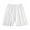 White, variant on zeranth Mid-rise Elastic Waistband Pajama Shorts Ribbed Colorfast Breathable Wide Leg Men Ice Silk Pajama Pants Homewear