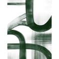 thumbnail image 3 of Popp, Grace 19x24 Black Modern Framed Museum Art Print Titled - Watercolor Highways II, 3 of 5