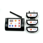Remote Dog Training Shock Collar System and Wireless Pet Containment System: 3-Dog Set