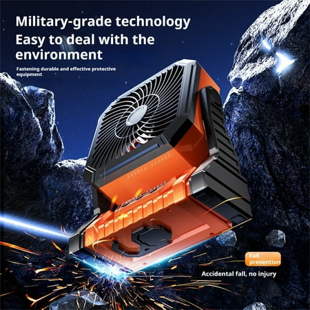 

Fanshiluo Outdoor Camping Fan USB Portable Night Fishing Tent Lighting Light Long Range Emergency Charging Fan