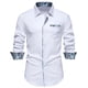 thumbnail image 1 of Camisa de hombre de corte regular Camisa clásica formal Camisas casuales, 1 of 5