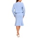 thumbnail image 3 of Conjunto de vestido de dos piezas Inspire Chic para mujer, vestido sin mangas y blazer corto, talla S, azul claro, 3 of 6