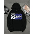 thumbnail image 6 of Men's Class of 2026 Senior Graduation Hoodie - 26 Last First Day Graphic Pullover with Number 26 Design, Heavyweight 460gsm Casual Streetwear,, 6 of 7