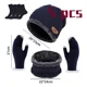 thumbnail image 3 of 5p Unisex Guantes Para Frio Y Gorros Tejidos Y Gorro Bufanda, 3 of 8