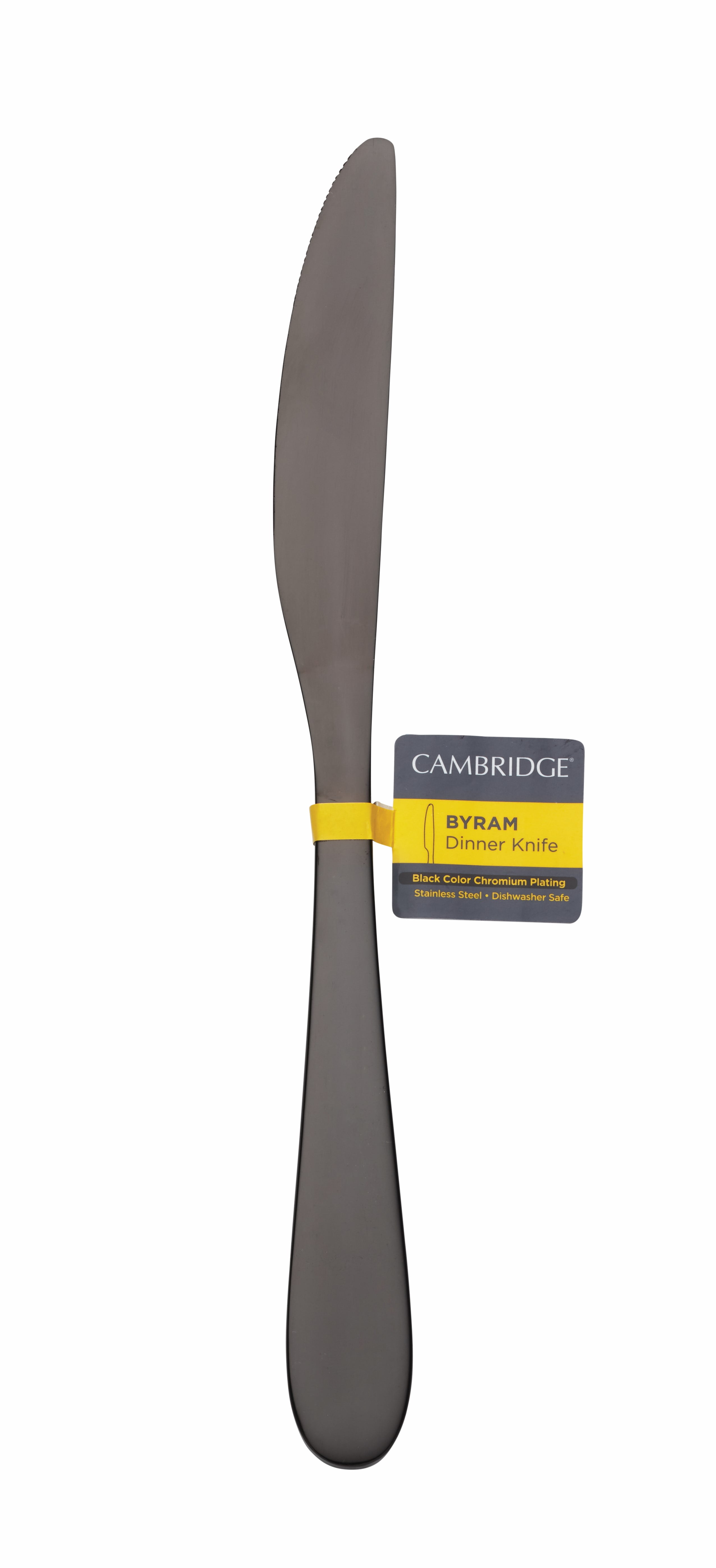Cambridge Byram Black Mirror Stainless Steel Dinner Knife