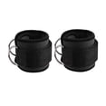 thumbnail image 1 of 1 Par de Correas de Tobillo para Ejercicio, Levantamiento de Pesas, s en D Dobles, Puños, Abductores de Cadera, Bandas de Culturismo, Accesorios Negro SM SunniMix Correa de tobillo de fitness, 1 of 8