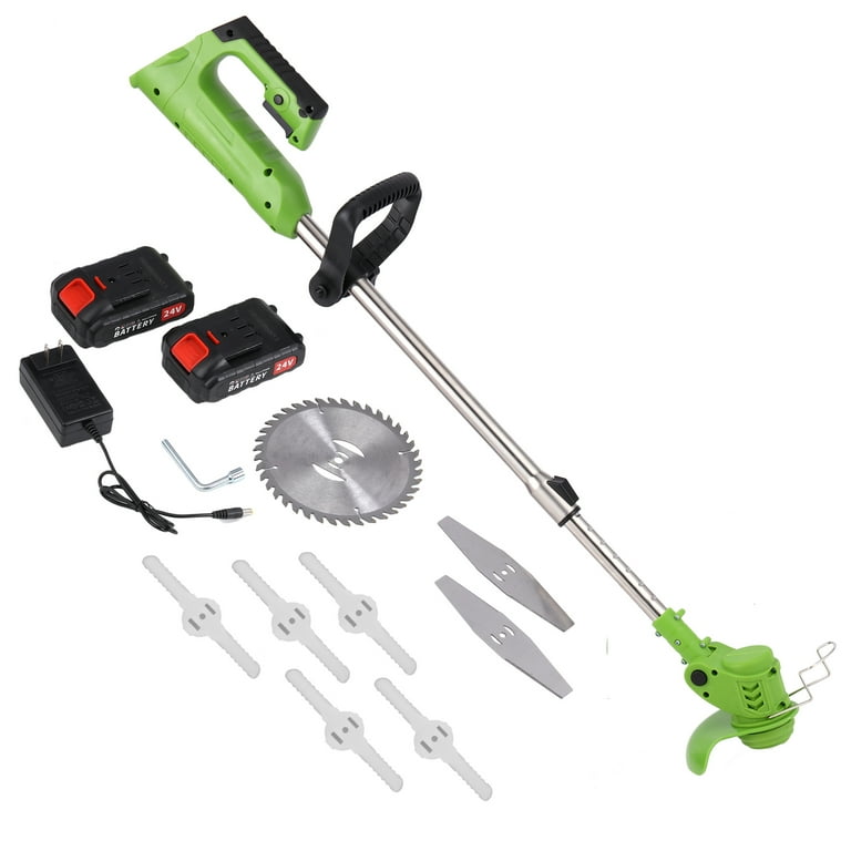 Grass cutting outlet machine cordless