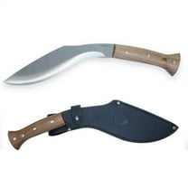 Condor CTK1813-10HC Walnut Kukri Fixed Blade Knife w/ Leather Sheath