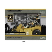 U.S. Army Desert Figure Playset w/ Yellow Patrol Vehicle, Children