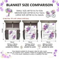 thumbnail image 6 of Mom Blanket, Gifts for Mom, Mom Birthday Gifts from Daughter Son, I Love You Mother Blanket, to Mom, Soft Purple Butterfly Blanket for Sofa Couch Bed 60" x 50", 6 of 6