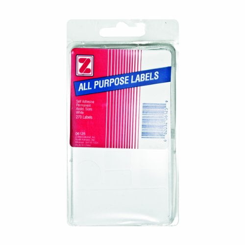 ADVANTUS Self Adhesive AllPurpose Labels Assorted Shapes and Sizes 276