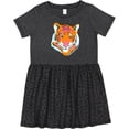 thumbnail image 3 of Inktastic Tiger Head Girls Toddler Dress, 3 of 5