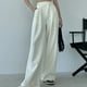 thumbnail image 5 of Pantalones anchos de moda estrechos para mujer Primavera y Otoño Traje recto casual pequeño adelgazante de cintura alta, 5 of 6