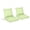 Green, variant on BPS Outdoor Deep Seat Cushion Set, 24x24 Inch Patio Chair Cushions, Waterproof, Set of 2, Light Gray