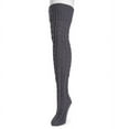 thumbnail image 3 of MUK LUKS Women's Cable Knit Over the Knee Socks, 3 of 6