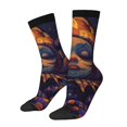 thumbnail image 1 of Balery Dreamy Jester Under Stars Calcetas Largas con Estampado para Hombre y Mujer – Suaves y Transpirables, Talla Única (US 5-11), 1 of 6