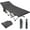 Grey, variant on WEIDIORME Oversized Folding Camping Cot with Mattress, Heavy Duty Portable Cot, Carry Bag