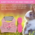 thumbnail image 1 of LHCER Rabbits Harness, Vest Harness Set, Denim Cloth For Rabbits Pets, 1 of 8