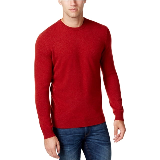 Suéter de cachemir para hombre Club Room, rojo, grande