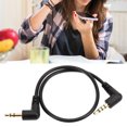 thumbnail image 4 of 3.5mm Audio Cable, Easy To Fix 30cm Wire Length Faster Transmission Speed Lightweight Audio Connection Cable Black  For Microphone To Mobile Phone Wire, 4 of 8