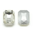 thumbnail image 3 of Pointed Back Glass Rhinestone Cabochons Faceted Rectangle Octagon Mixed color 18x13x5mm, 3 of 3