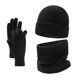 thumbnail image 1 of Gorros, bufandas, guantes, gorros de punto y terciopelo de tres piezas, gorros cálidos JAMW Sencillez, 1 of 4