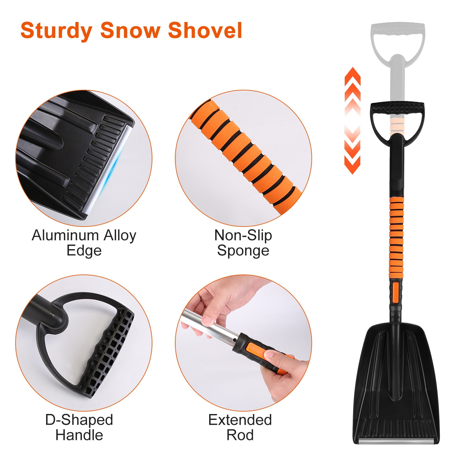 Amazon.com : Snow Shovel Brush Removal Tools - 3 in 1