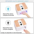 thumbnail image 4 of OUDOSPRS Lámpara Uv/Led Para Uñas 48W: Curado Rápido, 3 Modos De Tiempo, Protección Anti-Uv, Ideal Para Uso En Casa Y Salones, 4 of 6