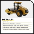 thumbnail image 4 of CAT Caterpillar CS11 GC Vibratory Soil Compactor with Operator High Line Series 1/50 Diecast Model by Diecast Masters 85589, 4 of 8