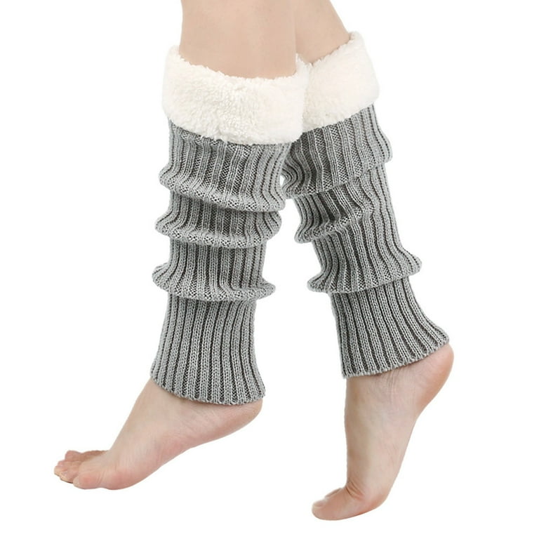 Ankle Socks Retro Knitted Leg Warmers Crochet Long Boot Socks