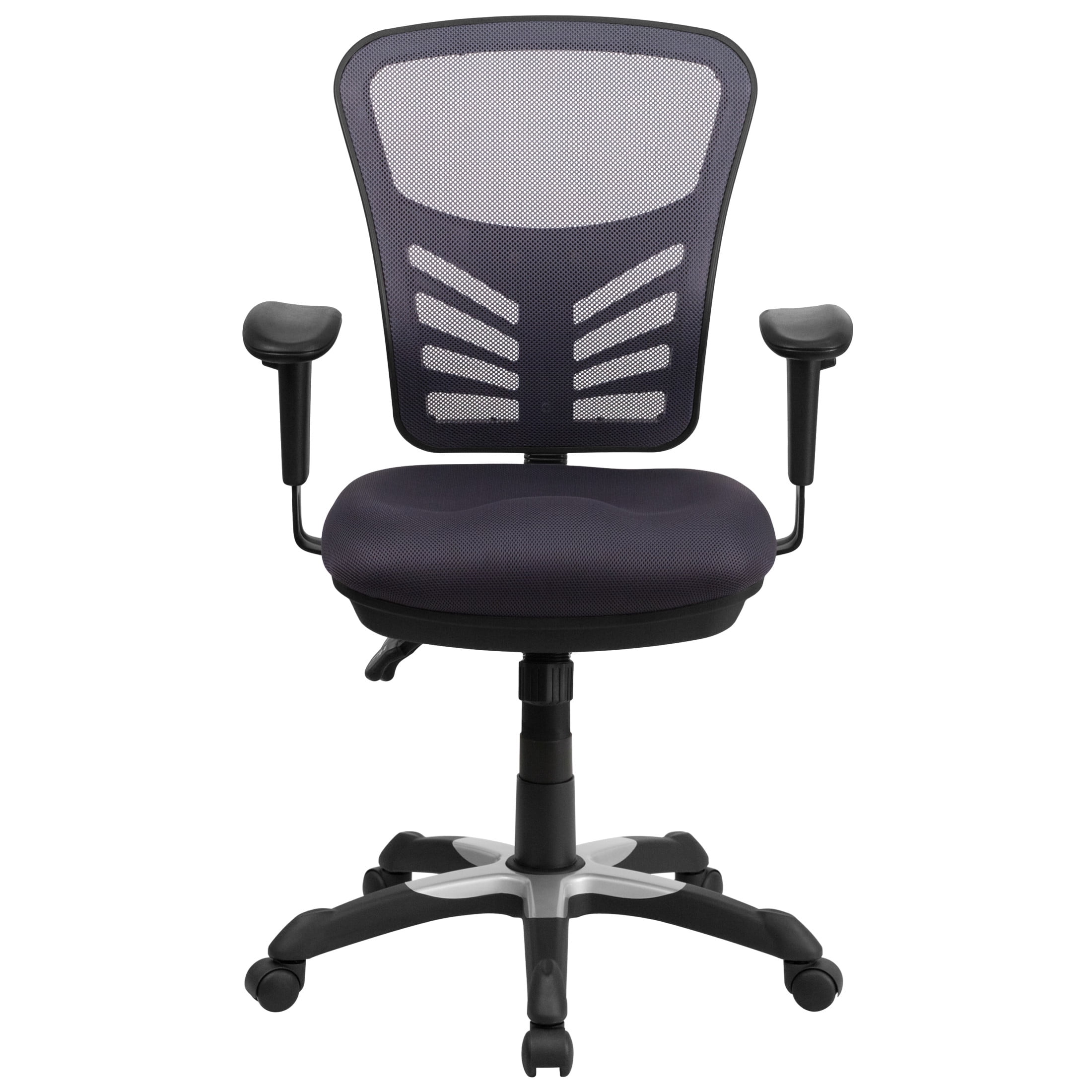 Flash Furniture Nicholas Ergonomic Mid-Back Swivel Office and Gaming Chair, Dark Gray
