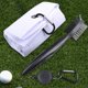 thumbnail image 5 of Toalla De Pelota De Golf Cubierta de pelota de golf con kits de cepillo Toalla de limpieza de palos de golf Accesorios deportivos (blanco) Ndcxsfigh Para Estrenar, 5 of 8